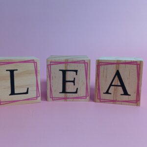 cube prénom décoration