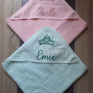 cape de bain floquée